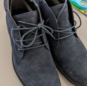 NWT Geox suede dark blue boots
